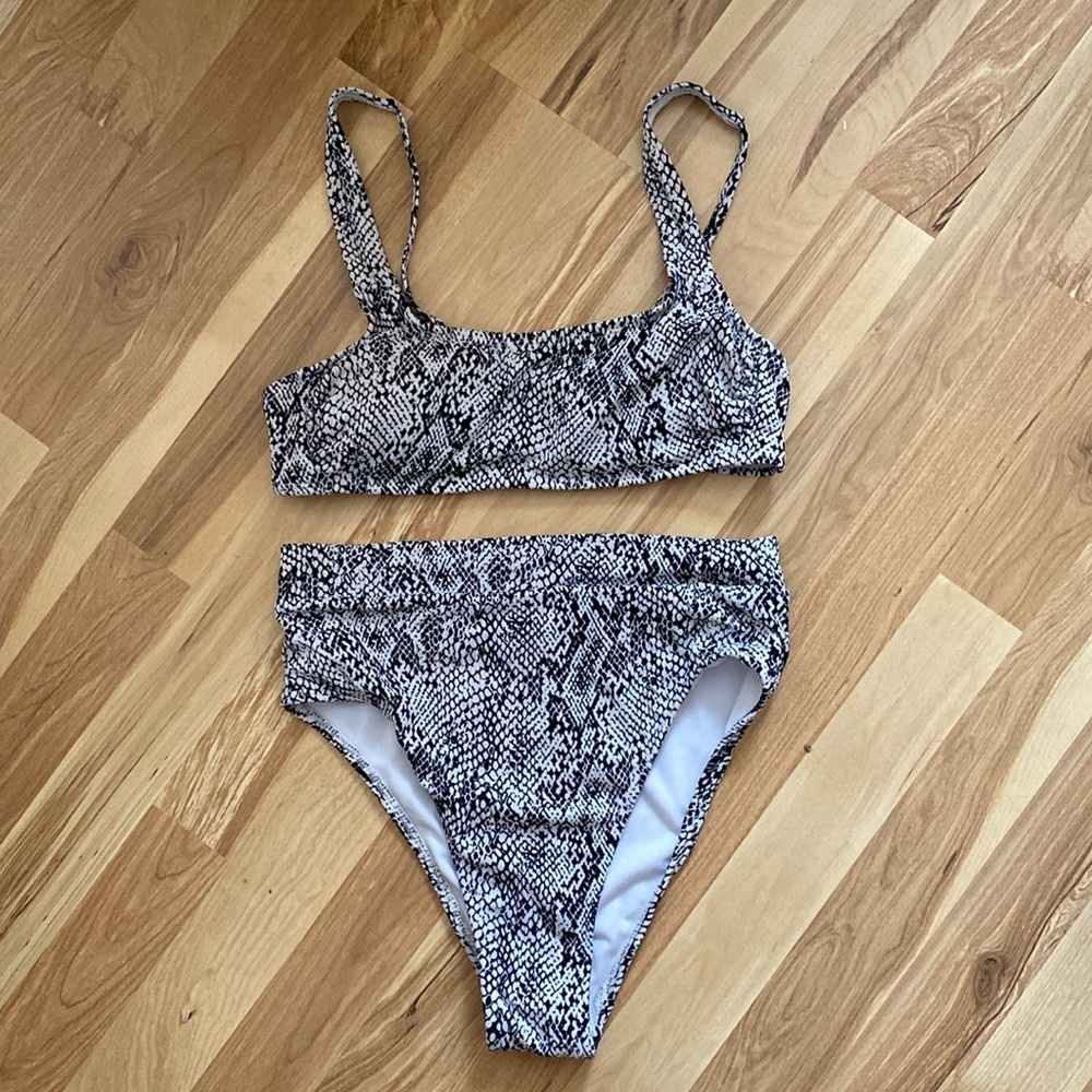 xhiliration snakeskin bikini